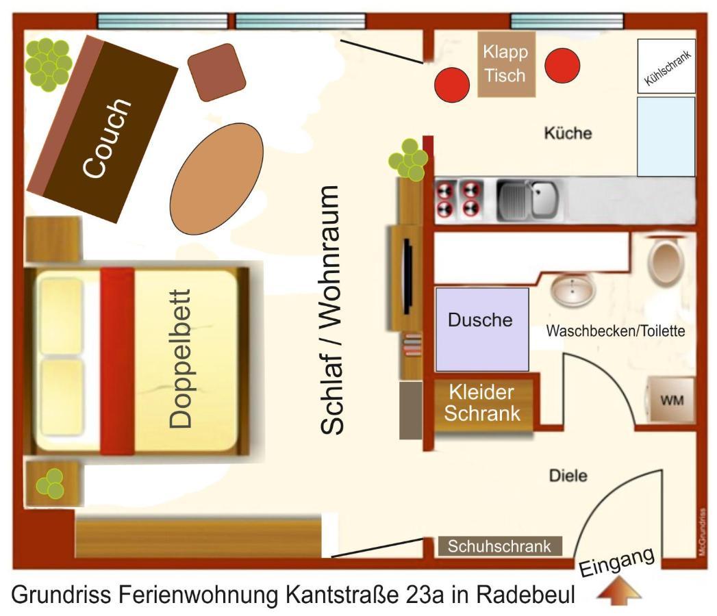 Ferien-Und Gaestewohnung Радебойл Екстериор снимка